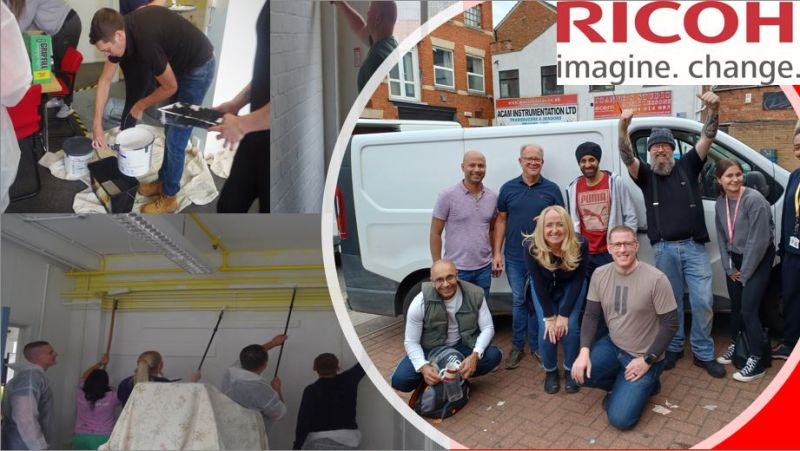 Rachel and team revamp Northampton Hope Centre