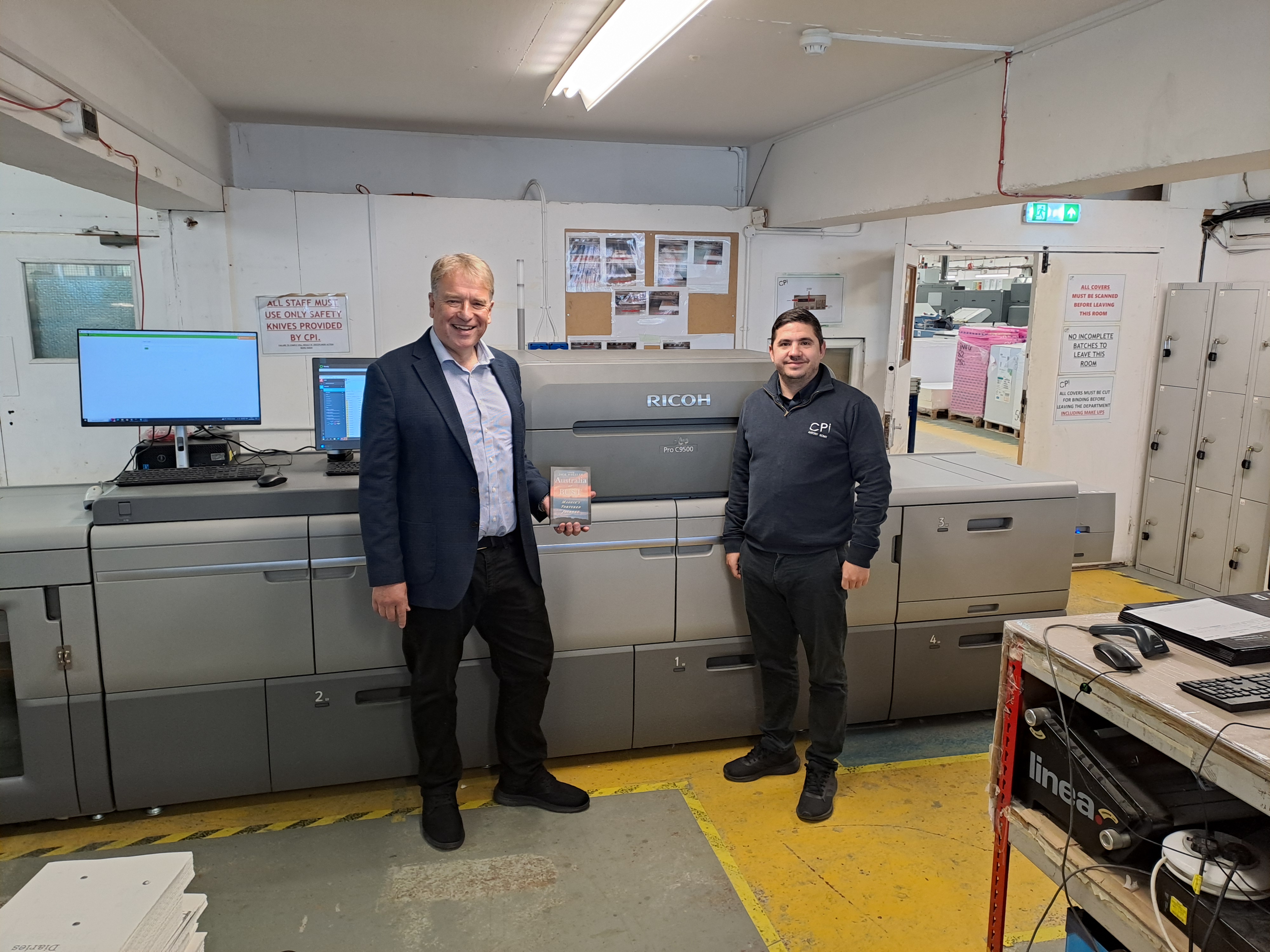 Ricoh UK has today announced the expansion of its partnership with CPI, one of Europe’s largest book printing groups, as CPI continues to invest in digital technology to meet the evolving needs of publishers and the growing demand for shorter, more sustainable book runs.