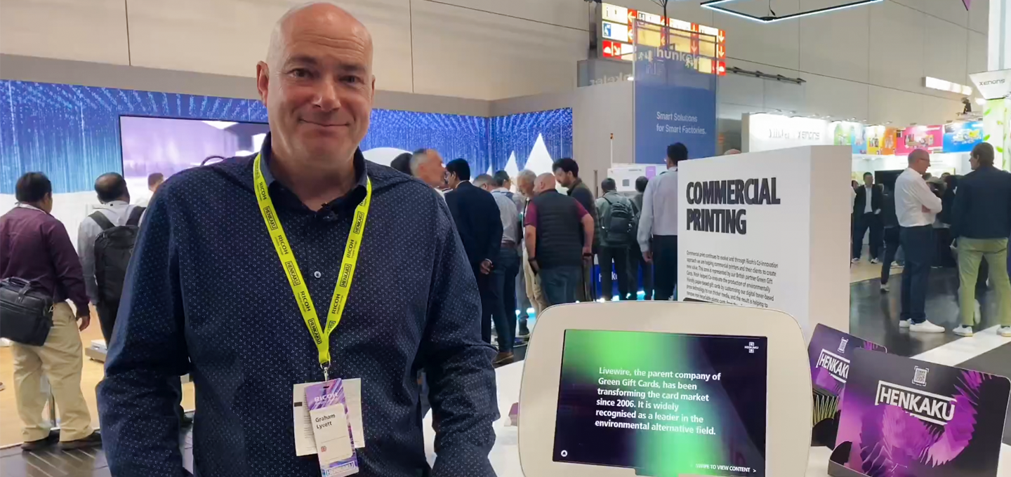 Graham Lycett at Drupa 2024