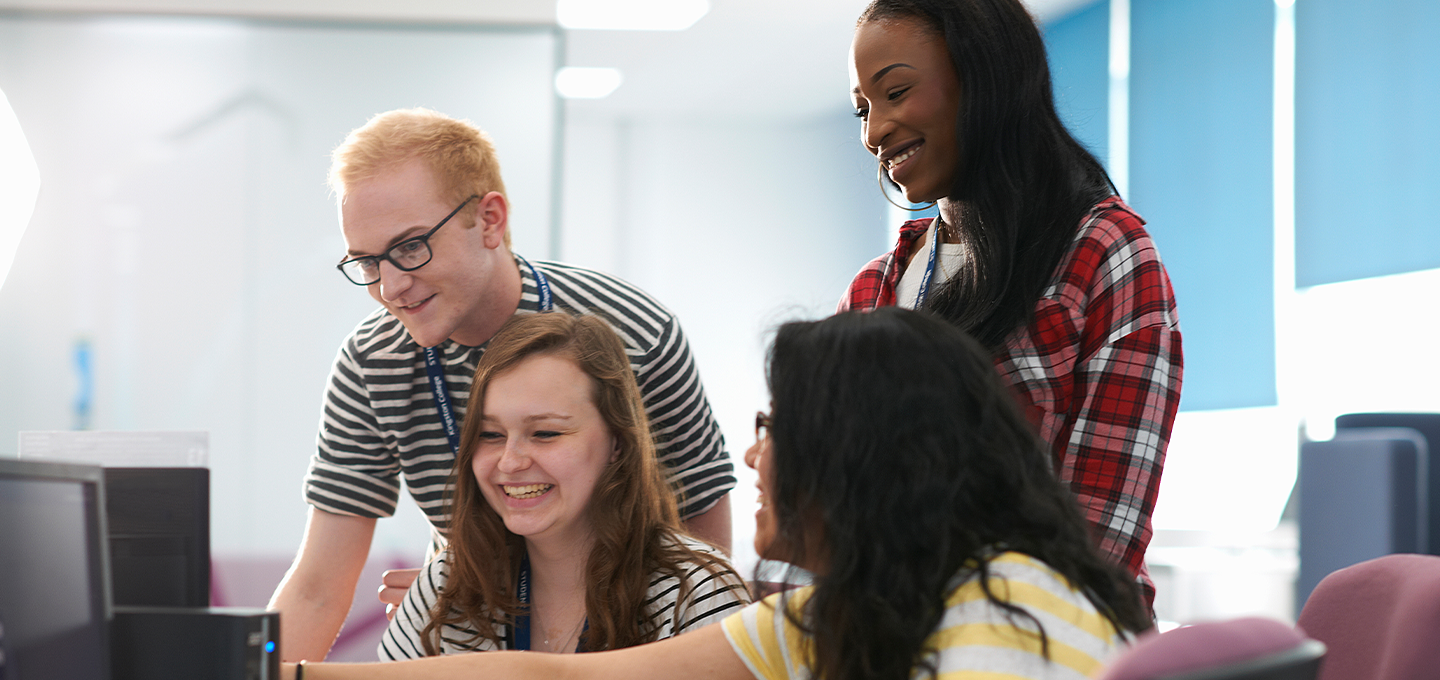 People working together on a solution
